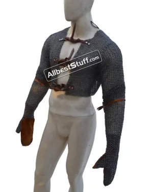 Flat Riveted Maille Voider Closed Chest & Arm Coverage